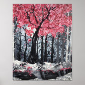 Blossom bij de rivier poster (Voorkant)