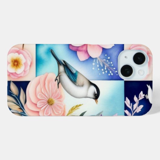 Blossom & Bird  Case-Mate iPhone Case (Achterkant (horizontaal))