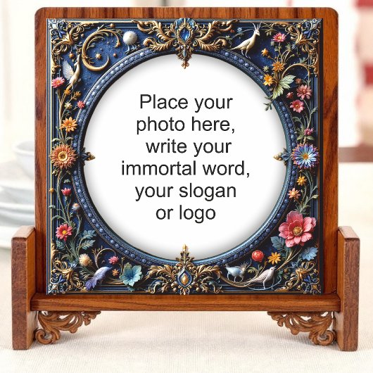 Blossom & Bird Keramische Lijst Tegel Tegeltje