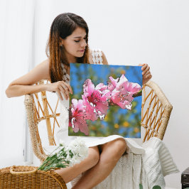 Blossom Black Outline Art sluiten Canvas Afdruk