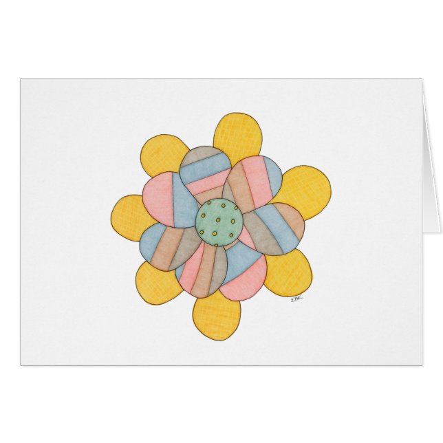 Blossom Blank Notecard (Voorkant Horizontaal)