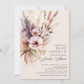 Blossom Bliss Baby shower Uitnodiging (Voorkant)