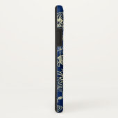 Blossom Blue Glitter Case-Mate iPhone Case (Achterkant / rechts)