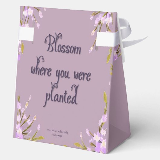 Blossom Blumen Mel Mae Schmidt Stationery Bedankdoosjes (Achterkant)