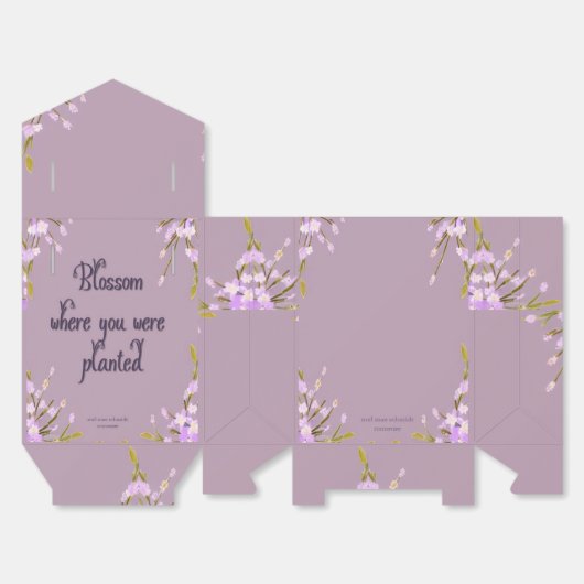 Blossom Blumen Mel Mae Schmidt Stationery Bedankdoosjes (Ongevouwen)