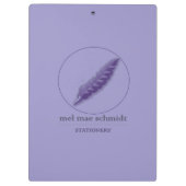 Blossom Blumen Mel Mae Schmidt Stationery Klembord (Achterkant)