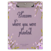Blossom Blumen Mel Mae Schmidt Stationery Klembord (Voorkant)