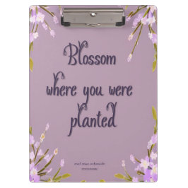 Blossom Blumen Mel Mae Schmidt Stationery Klembord