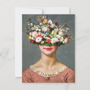 "Blossom Bonnet" Helen - Kunst & Bloemen Maatschap Kaart