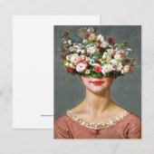 “Blossom Bonnet” Helen - Kunst- en bloemensociety Kaart (Voorkant / Achterkant)
