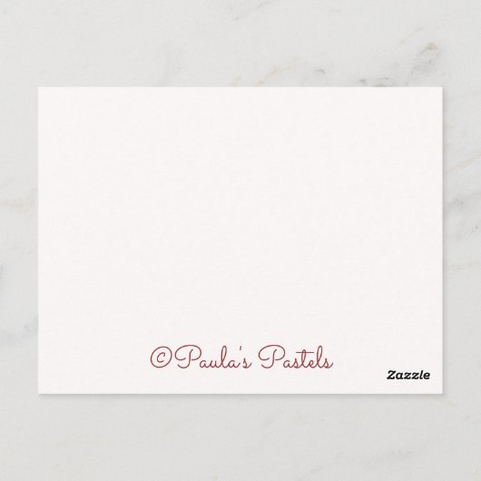 Blossom Border~Hartelijk dank Kaart 3 (Achterkant)