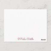 Blossom Border~Hoping in Jehovah~2018 Scripture Briefkaart (Achterkant)