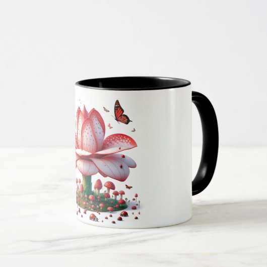 "Blossom Brew: Een Floral Fantasy Mok" Mok (Voorkant rechts)
