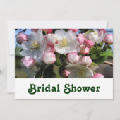 Blossom Bridal Wedding Shower Uitnodiging (Voorkant)