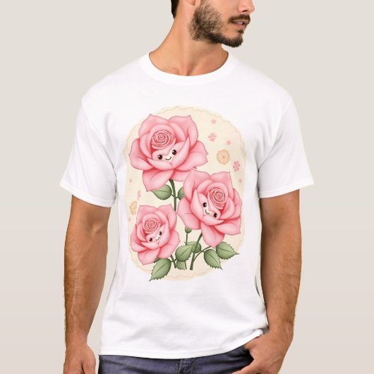 Blossom Buddies: Petals with Personality T-shirt (Voorkant)