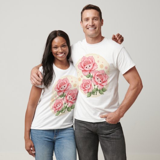 Blossom Buddies: Petals with Personality T-shirt (Unisex)