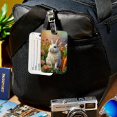 Blossom Bunny & Carrot Patch Bagagelabel