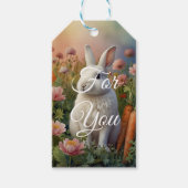 Blossom Bunny & Carrot Patch Cadeaulabel (Voorkant)