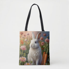 Blossom Bunny & Carrot Patch Canvas tas