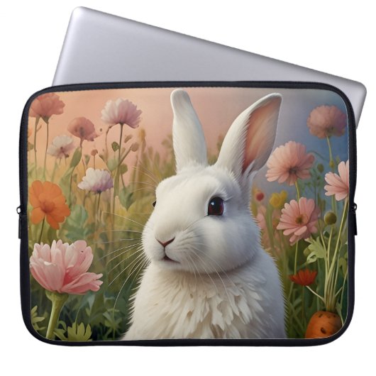 Blossom Bunny & Carrot Patch Elektronica Tas (Voorkant)