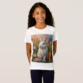 Blossom Bunny & Carrot Patch Kinder T-Shirt (Voorkant volledig)