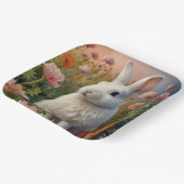 Blossom Bunny & Carrot Patch Papieren Bord (Gebogen)