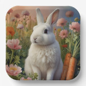 Blossom Bunny & Carrot Patch Papieren Bord (Voorkant)