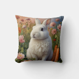 Blossom Bunny & Carrot Patch Sierkussen