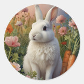 Blossom Bunny & Carrot Patch Sticker (Voorkant)