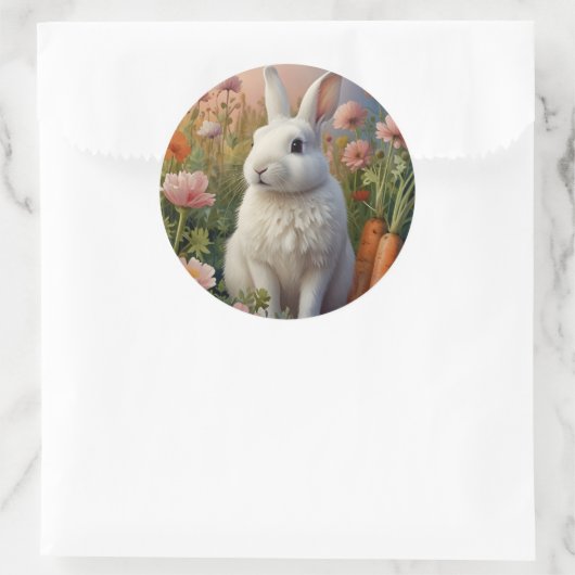 Blossom Bunny & Carrot Patch Sticker (Tas)