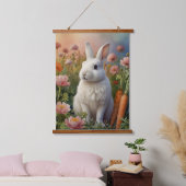 Blossom Bunny & Carrot Patch Tapestry Hangend Wandkleed (Slaapkamer)