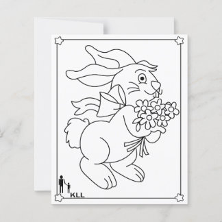 Blossom bunny kleurplaten