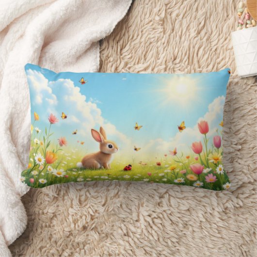 Blossom Bunny Pillow Kussen (Deken)