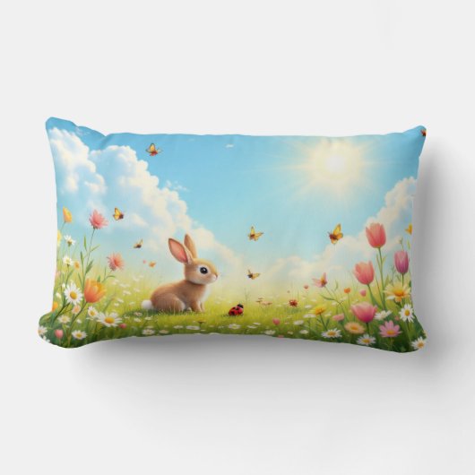 Blossom Bunny Pillow Kussen (Voorkant)