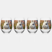 Blossom Bunny & Wortel Patch Drinkware Set Wijnglas Zonder Voet (Voorkant)