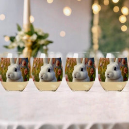 Blossom Bunny & Wortel Patch Drinkware Set Wijnglas Zonder Voet
