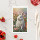 Blossom Bunny & Wortel Patch Gastenhanddoeken Servet (Insitu)