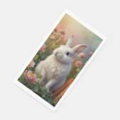 Blossom Bunny & Wortel Patch Gastenhanddoeken Servet (Hoek)