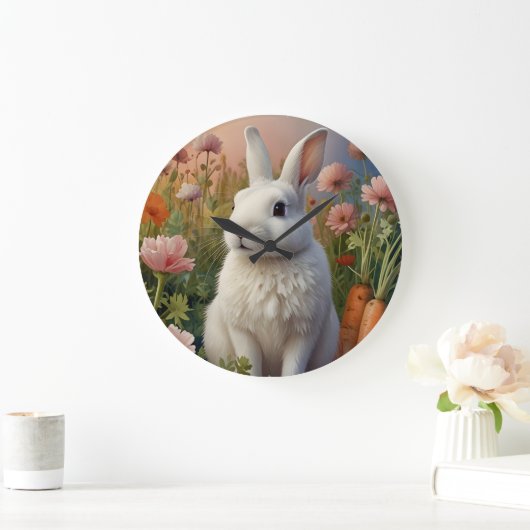Blossom Bunny & Wortel Patch Klok (Huis)