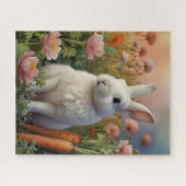 Blossom Bunny & Wortel Patch Puzzel Legpuzzel (Horizontaal)