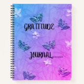 Blossom & Butterflies Gratitude Journal Notitieboek (Voorkant)