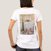 Blossom Cafe voor/achter T-shirt (Achterkant)