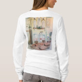 Blossom Cafe voor/achter T-shirt (Achterkant)