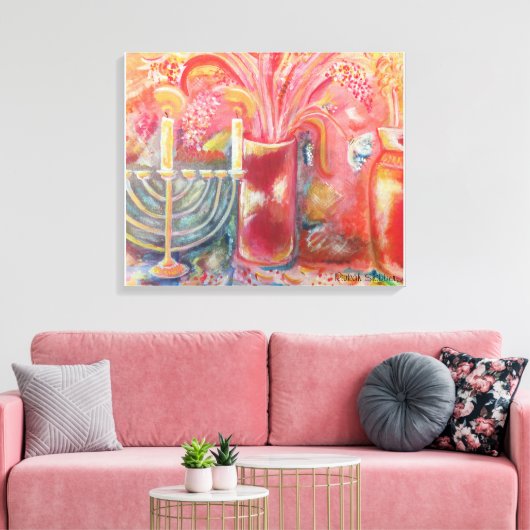 Blossom Canvas Afdruk (Insitu (Woonkamer))