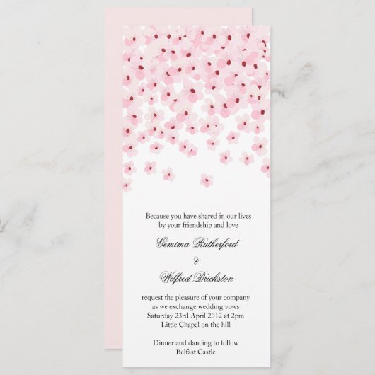 Blossom Cascade Kaart (Voorkant / Achterkant)