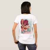 Blossom Charm: Floral Delight T-shirt voor dames (Achterkant volledig)