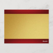 Blossom Chinese Rabbit year paper cut VPC Briefkaart (Achterkant)