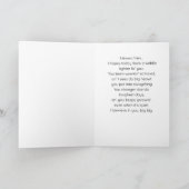 Blossom Cloud Baby Bunny Encouragement Card Kaart (Binnen)