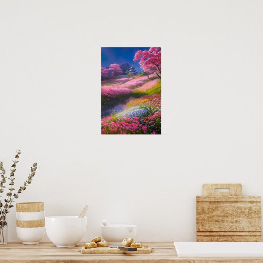 Blossom Crest Poster (Keuken)