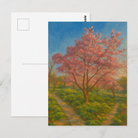 Blossom Crossroads – Voorjaarstuin Briefkaart (Voorkant / Achterkant)